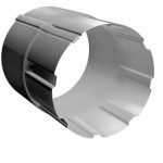 Соединитель трубы D90мм (Granite-9003-0,5) (48шт/уп)