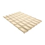 Металлочерепица классик 0,5 Satin RAL 1015 светлая слоновая кость