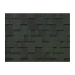 Гибкая черепица RoofShield Family ECO Lite Modern FL-M-51 зеленый с оттенением