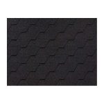 Гибкая черепица RoofShield Family ECO Lite Standart FL-S-15 графитно-черный