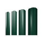 Штакетник М-образный фигурный GL (ПЭ-6005/6005-0,45)