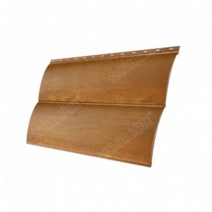 Сайдинг металлический GL Блок-хаус NEW 361/334 (Print Elite-Golden Wood-0,45)