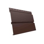 Сайдинг металлический GL Квадро брус 340/294 (Drap-8017-0,45)