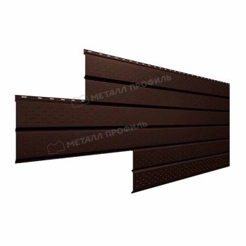 Софит Lбрус-15х240 (VALORI-Dark Brown-0,5) перфорированный