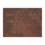 Гибкая черепица Tegola ASSISI Terracotta 420