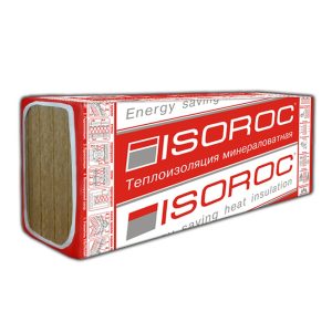 Теплоизоляция ISOROC Изолайт (пл.50) 1000/500/100 (2 м2; 0.2 м3; 4 шт)