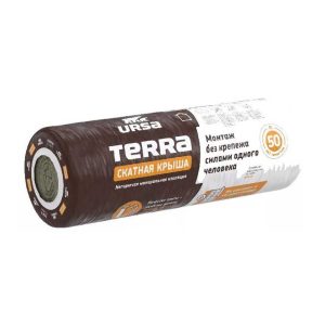 Теплоизоляция URSA Terra 35 QN Скатная крыша 3900/1200/150 (4.68 м2; 0.702 м3)