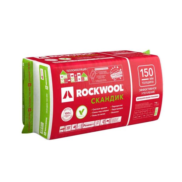 Теплоизоляция ROCKWOOL ЛайтБаттс Скандик XL