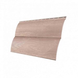 Сайдинг металлический GL Блок-хаус NEW 361/334 (Print Elite-White Wood-0,45)