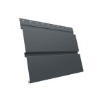 Софит металлический GL Квадро брус без перфорации 340/295 (ПЭ-7024-0,45)